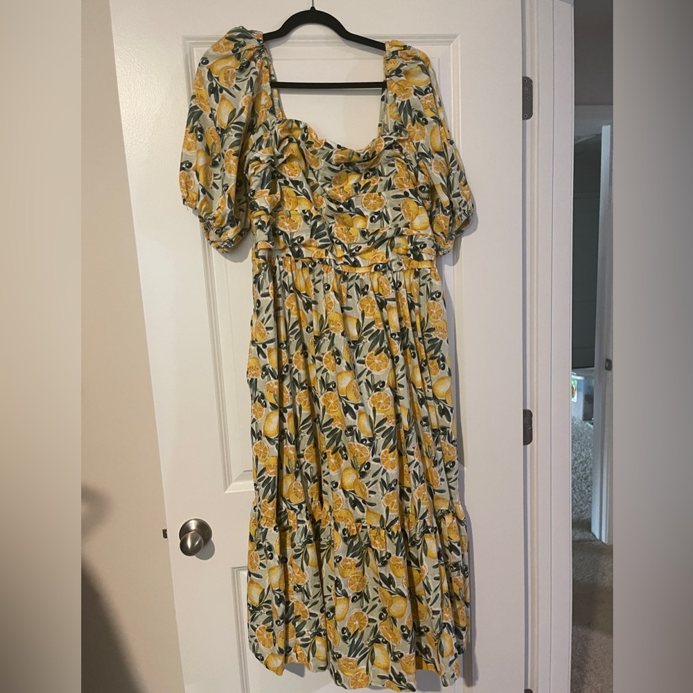 Abercrombie Linen midi dress